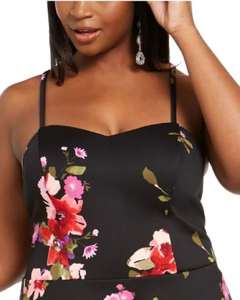Sequin hearts fit hot sale and flare dress